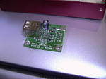 USB-Platine - mit entfernter Pfostenleiste