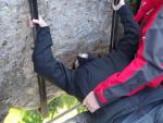 Kissing the stone @ Blarney Castle